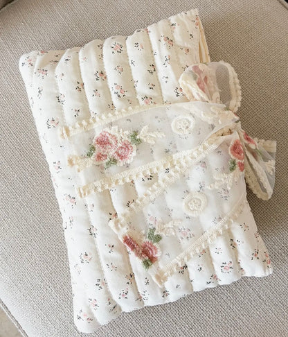 Bible - Book Sleeve/ Lace Ribbon bow