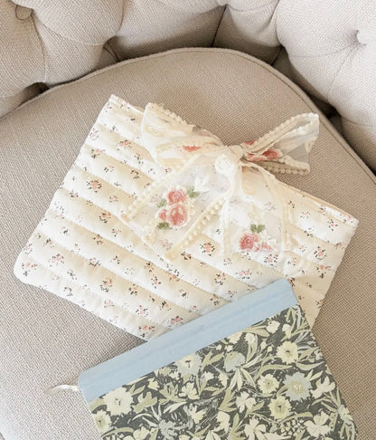 Bible - Book Sleeve/ Lace Ribbon bow