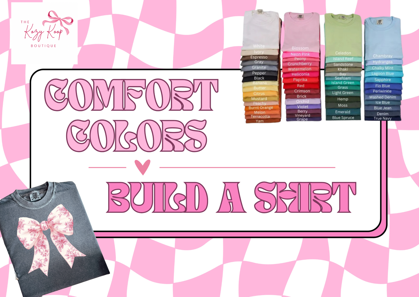 Comfort Color : Build-A-Shirt