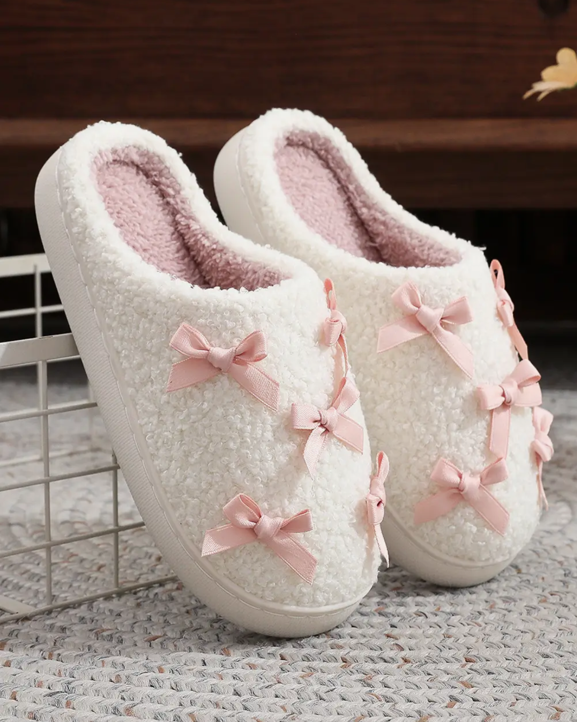 Bow House Slippers