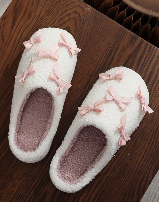 Bow House Slippers