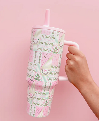 Patchwork Coquette Tumbler