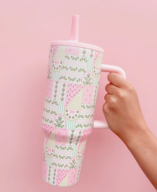 Patchwork Coquette Tumbler