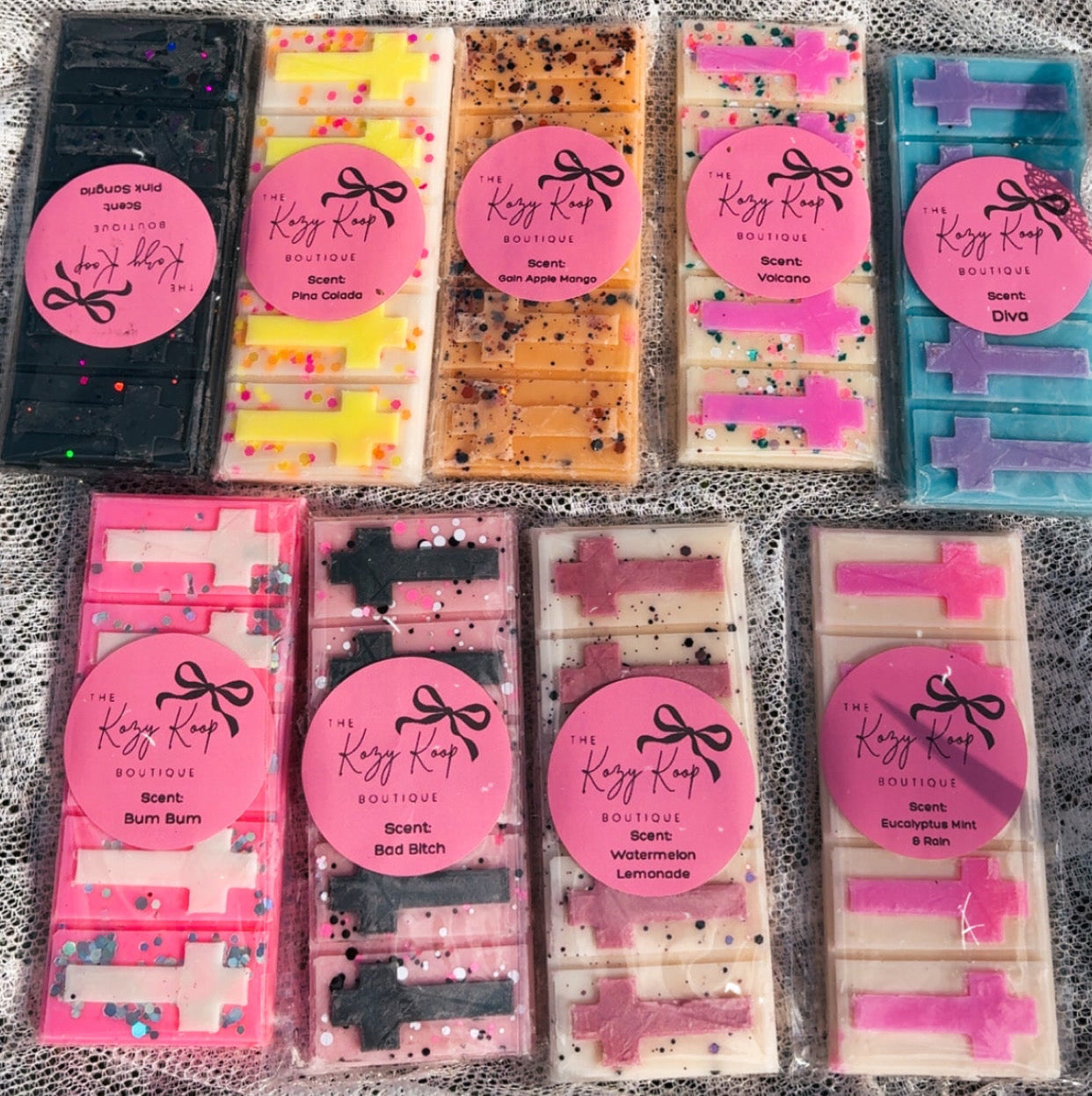 The Kozy Koop Wax Melt Snap Bars