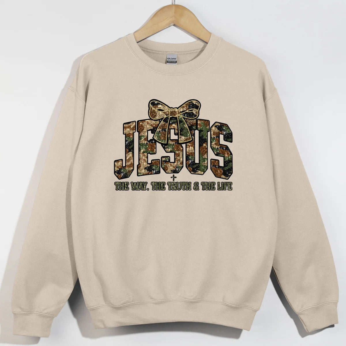 Glitter Camo JESUS