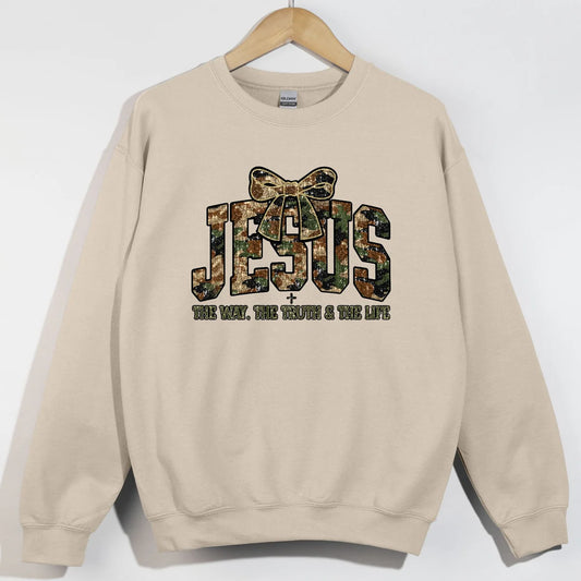 Glitter Camo JESUS