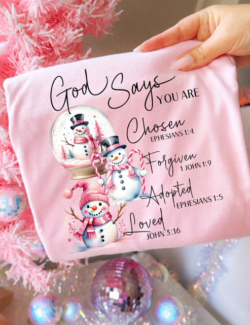 Snowman God Says
